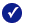 check mark